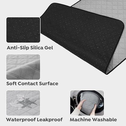 Veehoo Elevated Dog Bed with Washable Dog Pee Pads, Raised Dog Cot Bed for Large Dogs, Outdoor Dog Hammock Bed Off Ground, 100% Waterproof Reusable Puppy Pee Pads Whelping Pads, CWC2201CCP