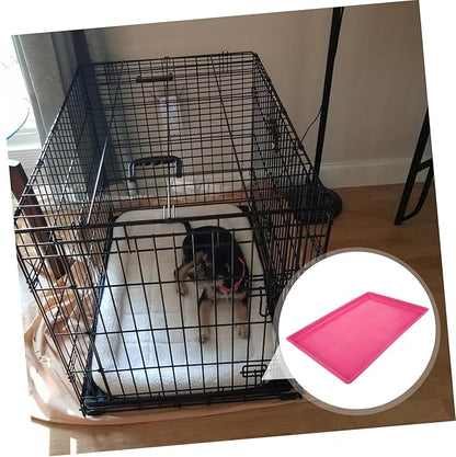 Milisten Replacement Dog Crate Pan,Kennel Tray Dog Crate Bottom Tray for Pet Cages Crates Kennels Dogs Cat Rabbit Ferret Critter