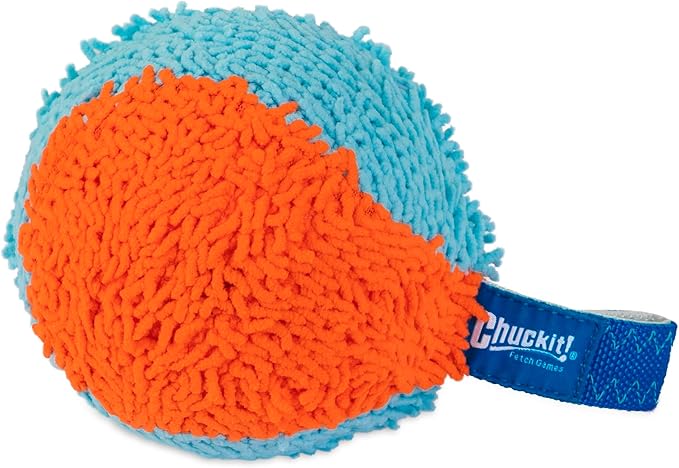 Chuckit! Indoor Fetch Shaker Dog Toy (7.5 Inch), Orange and Blue