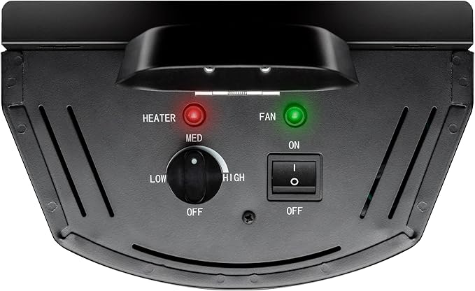 Climate Right 300W Electric Dog House Heater with an Abrasion-Resistant Cord & 3 Fan Settings for Dog Houses and Pet Enclosures