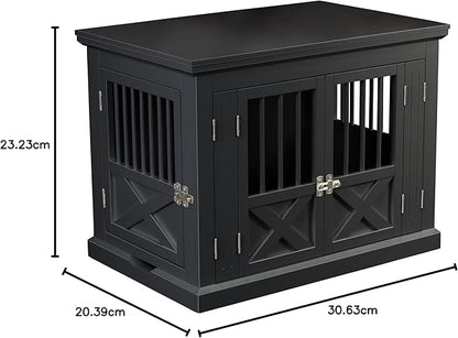 zoovilla Merry Products Triple Door Medium Dog Crate, Dog Kennel, Dog Cage