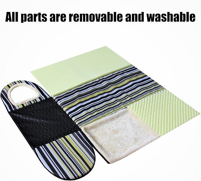 Dog Bed,2 Ways to Use,Indoor Pet House with Fluffy Mat,Removable and Washable Cover,Splash-Proof House and Non-Slip Bottom,for Large Dogs(XL Vertical Stripes)