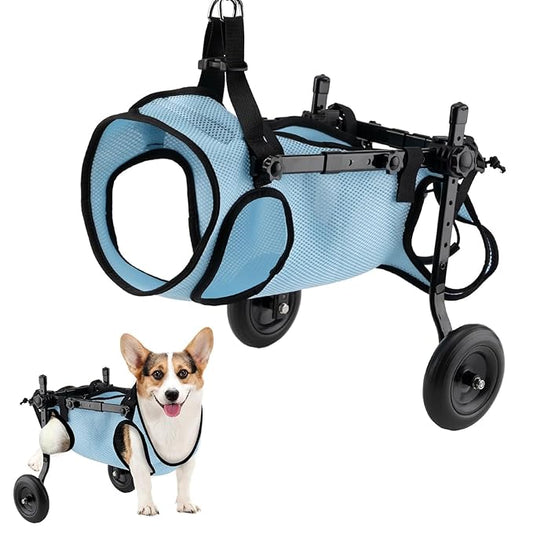 Dog Wheelchair for Back Legs, Dog Wheelchair Cart, Doggy/cat Wheelchair with Disabled Hind Legs Walking, Mobility Aids for Large Pets Hind Limbs, Dog Carts with Wheels, Light Weight, XXL