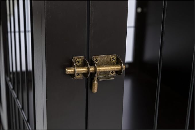 TRIXIE 38.7" Indoor Dog Crate, Wooden Crate Table for Dogs Up to 66 lb, Large Dog Kennel, Perfect in Any Room, Brown