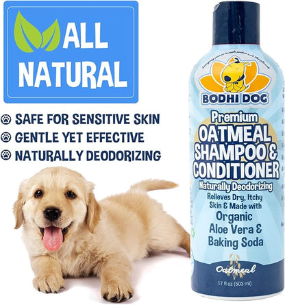 Bodhi Dog Oatmeal Shampoo 17oz + Sugar Cookie Cologne 4oz Bundle