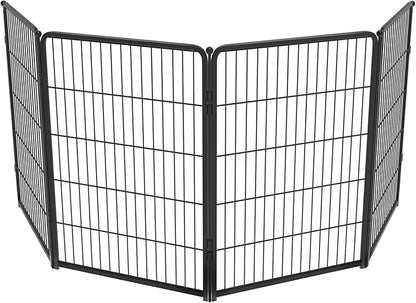 FXW Homeplus Dog Playpen for Indoor Use - Stress-Free and Safe Play, Heavy Duty 40 Inch 4 Panels Dog Pen for Medium and Large Dogs, Black│Patented