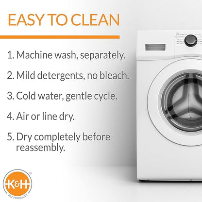 K&H Pet Products Indoor Pet House Gray/Natural 16 X 15 X 14 Inches