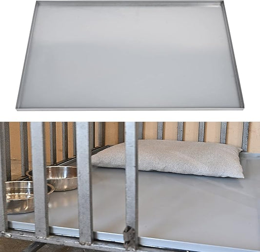 35x21.63x1 Replacement Tray for Dog Crate, Galvanized, Chew-Proof and Crack-Proof Dog Kennel Tray Replacement