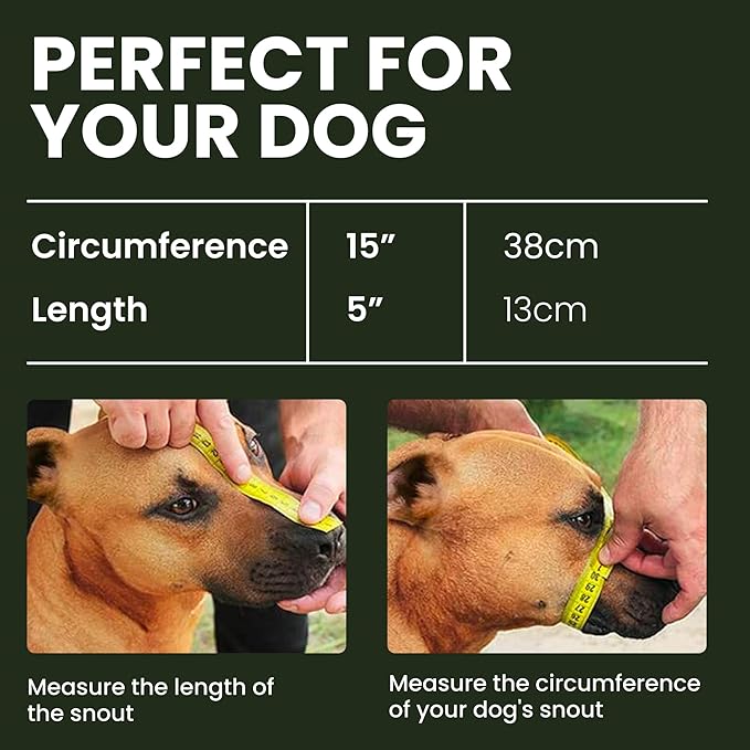 BRONZEDOG Dog Muzzle Wire Basket Metal Mask for Small, Medium and Large Dogs, Breathable, Dog can Drink, Adjustable, Padded, Training, Prevents Biting (Size 7: Alabai & Maremma)