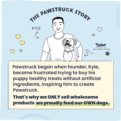 Pawstruck Natural 5-8" Bully Sticks for Dogs - Best Long Lasting, Rawhide Free, Low Odor Dental Chew Treat - Healthy Single Ingredient 100% Real Beef - 8 oz. Bag - Packaging May Vary