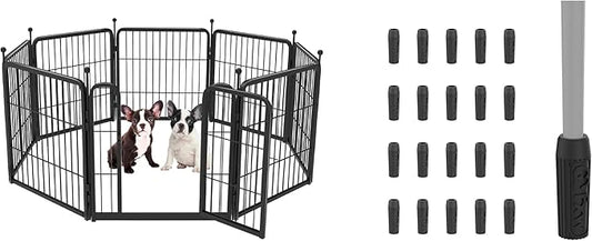 FXW Rollick 24 inch 8 Panels Dog Playpen & FXW Floor Protectors Only Suitable for FXW Rollick/Instant/Aster Dog Playpen, 20PCS