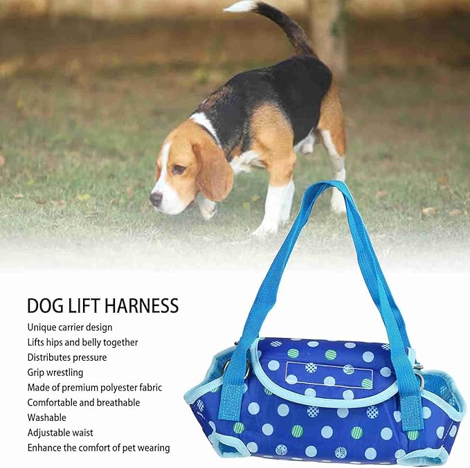 Dog Sling,Dog Sling Carrier for Small Dogs,Soft and Comfortable Can Take Cats and Dogs Out for a Walk,2-In-1design, Can be Carried on The Back or in The Hand,M