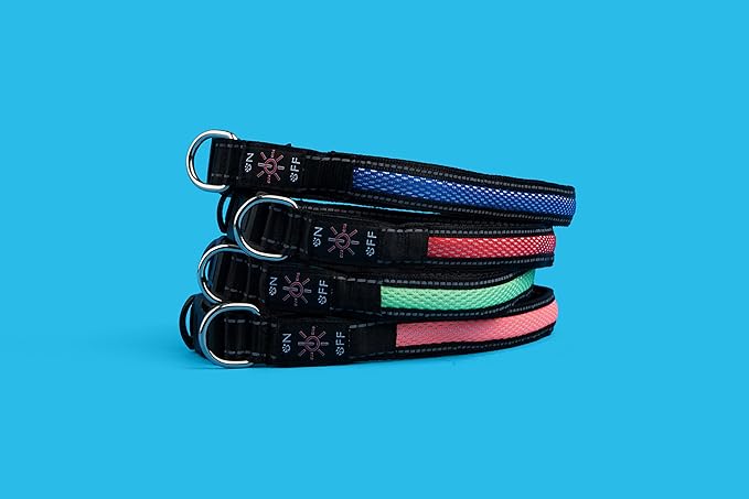 Bundle Pack FA29 PET Tracker- Waterproof, SIM Card Included with LED Collar and 1 Month Free Trial,Everything Included (Medium, RED)
