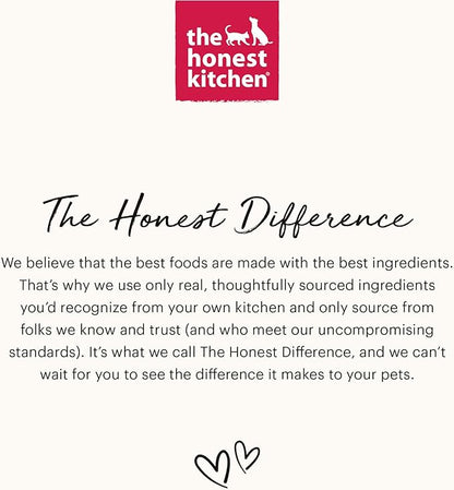 The Honest Kitchen Human Grade Dehydrated Whole Grain Dog Food – Complete Meal or Topper – Chicken 10 lb (makes 40 lbs)