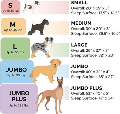 Furhaven Orthopedic Dog Bed for Large/Medium Dogs w/ Removable Bolsters & Washable Cover, For Dogs Up to 55 lbs - Two-Tone Plush Faux Fur & Suede L Shaped Chaise - Espresso, Large