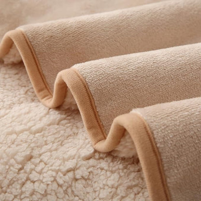DaysU Waterproof Dog Blanket for Small Dogs - Soft Sherpa Fleece Reversible Pet Blanket, Cat Blanket Washable for Couch Protection, Warm Plush Puppy Blankets, 26.5"x35" Light Camel