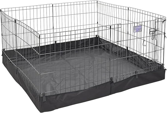 MidWest Homes for Pets Square Exercise Pen Fabric Mesh Bottom