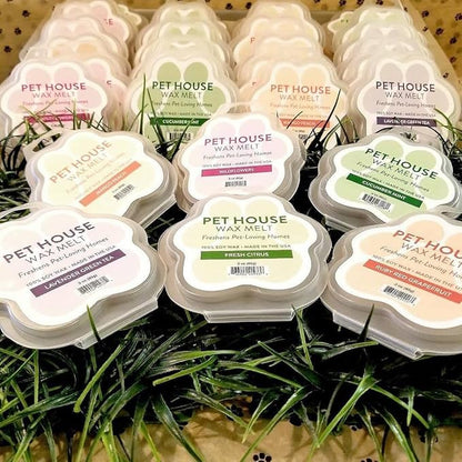 One Fur All Pet House Wax Melts - Lavender Green Tea Pack of 2 - Pet Odor Eliminating Wax Melts - Long-Lasting Scented Wax Melts - Pet-friendly Wax Melts - Natural Wax Melts