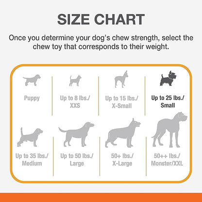 Nylabone Power Chew Classic Bone Chew Toy for Dogs, Durable Dog Toys for Aggressive Chewers, Variety Pack, Regular - Up to 25 Ibs. (3 Count)
