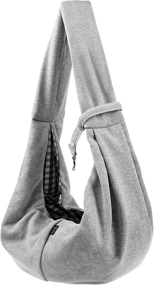 Cosmos Reversible Dog Sling Carrier Dog Purse with Breathable Soft Cotton Suit for Puppy Small Dogs and Cats for Outdoor Travel