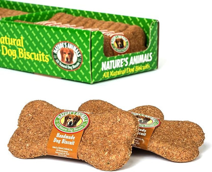 Nature's Animals Original Bakery Biscuits, All Natural Dog Treats, 24 Count