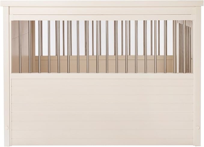 New Age Pet ecoFLEX Pet Crate/End Table, Small, Antique White