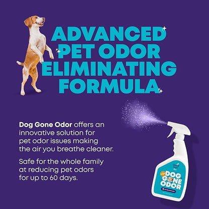 Good Salt Pet Dog Gone Odor, Natural & Fragrance Free Scent Neutralizer Spray, Made in the USA, 32 Ounce Bottle