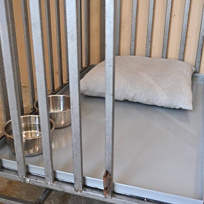 47x29.13x1 Replacement Tray for Dog Crate, Galvanized, Chew-Proof and Crack-Proof Dog Kennel Tray Replacement