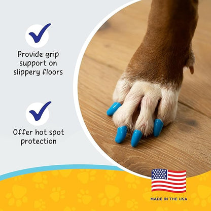 Soft Claws Dog and Cat Nail Caps Take Home Kit, X-Large, Sparkle Gold