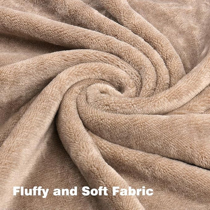 Onarway Dog Blanket Washable for Puppy: 4 Packs Dog Blankets 28”x20” - Fluffy Soft Small Throw for Cat Puppy Kitten Dogs - Fleece Pet Blankets for Bed Sofa Car and Indoor - Grey and Khaki