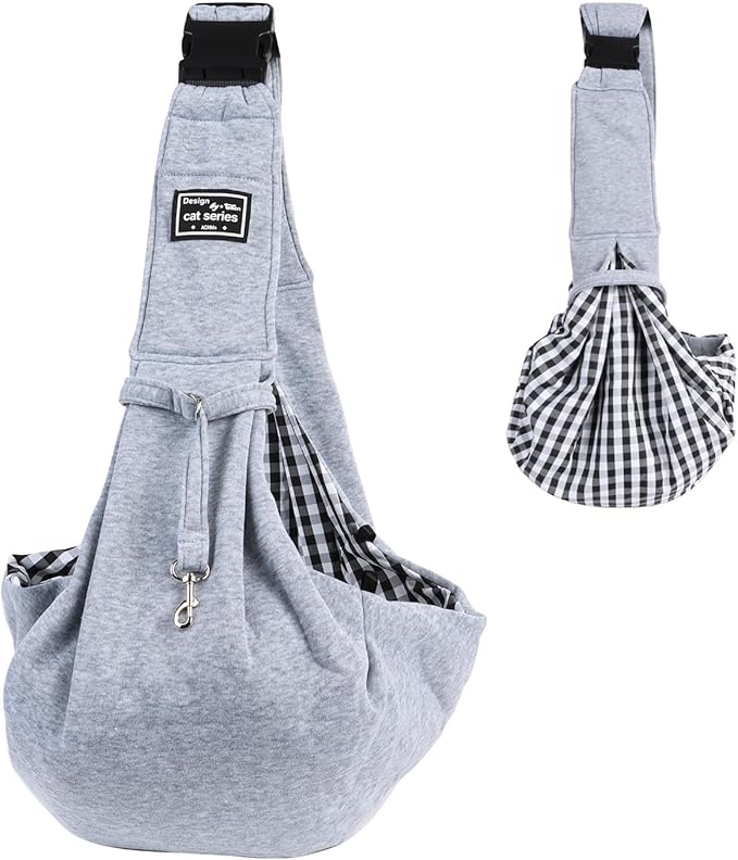 Dog Bag Carrier Sling, Dog Sling Carrier for Small Dogs 15lbs, Dog and Cat Sling Carrier for Outdoor Traveling Subway