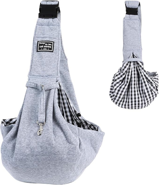 Dog Bag Carrier Sling, Dog Sling Carrier for Small Dogs 15lbs, Dog and Cat Sling Carrier for Outdoor Traveling Subway