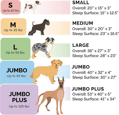 Furhaven Orthopedic Dog Bed for Large/Medium Dogs w/ Removable Bolsters & Washable Cover, For Dogs Up to 55 lbs - Plush & Suede Sofa - Deep Pool, Large