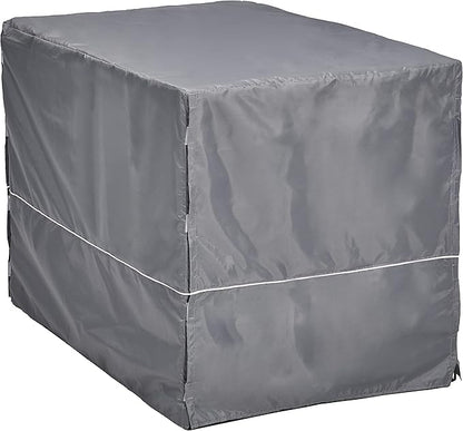New World Dog Crate Comfort Kit by, Matching Dog Crate Cover & Dog Bed to Make Your Dogs Crate Their Home, Compatible with Midwest Homes for Pets & New World Dog Crates, Fits 42-Inch Dog Crate, Gray