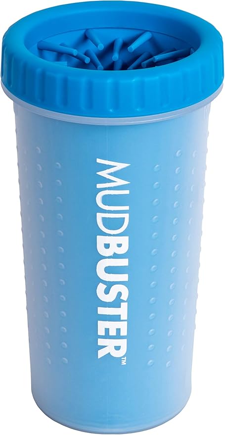 Dexas MudBuster Large Portable Pro Blue Paw Cleaner for Dogs - Premium Quality Pet Supplies and Accessories