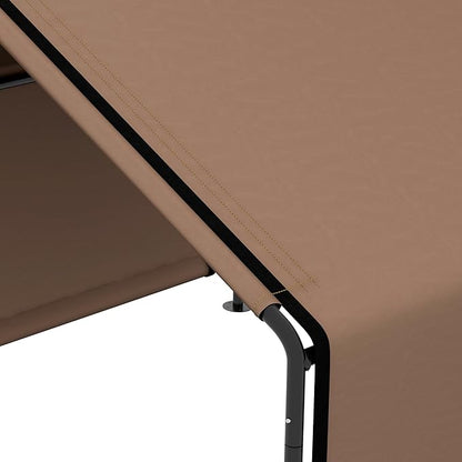 PawHut Dog Shade Shelter, Portable Pet Tent, Water Resistant Dog House for Shade Protection, Outdoor, Garden, Patio, Backyard, Brown