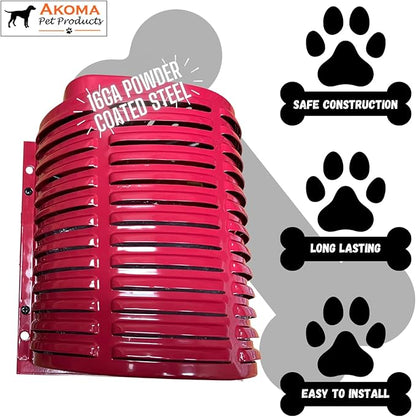 by Akoma Pet Products | 400w Dog House Furnace with 10 Foot Cord | Installs in Minutes | Safe - Dry Heat | Won't Burn Pets