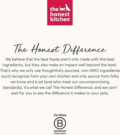 The Honest Kitchen Human Grade Dehydrated Gourmet Grains Dog Food - Beef & Salmon, 10 Pound Box
