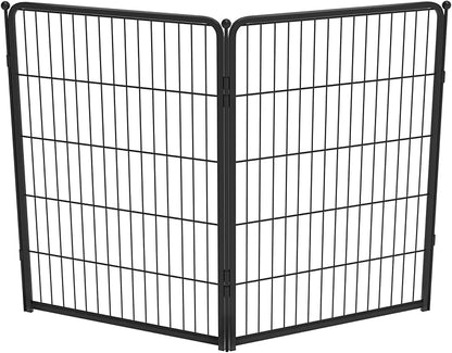 FXW Homeplus Dog Playpen for Indoor Use - Stress-Free and Safe Play, Heavy Duty 40 Inch 2 Panels Dog Pen for Medium and Large Dogs, Black│Patented