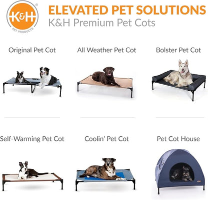 K&H Pet Products Original Pet Cot House Navy Blue Small 22 X 17 X 22 Inches