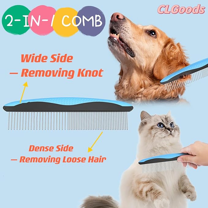 Pet Grooming Comb, Pet Grooming Brush，Pet Dematting Comb，Dog Comb, Pet Comb