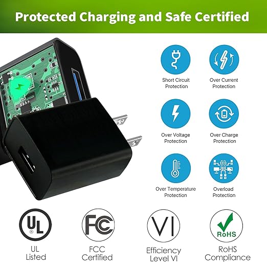 LONNKY Dog Training Collar Charger for NVK, UKE, Delupet, Yawpet, Chicdeal, PECOLE Shock Collar and Remote, 3-in-1 Magnetic Charging, Type-C and Micro USB Cable, Shock Collar Charging Cord