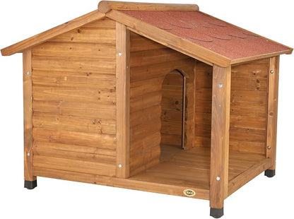 TRIXIE Natura Lodge Dog House, 51.25" L X 41.5" W X 39.5" H