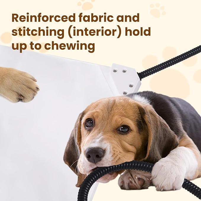 Bearhug Cat Heating Pad, Pet Heating Pad 18"×18"[Two Replaceable Cover] Adjustable Temperature Dog Heating Pad with Steel-Wrapped Cord, Waterproof and Chew-Resistant for Cats Puppies Small Animals