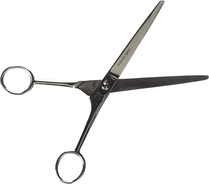 Mars Professional Stainless Steel Grooming Shears, Filipino Style, 8 inch Length