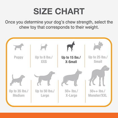 Nylabone Power Chew Flavor Frenzy Bone Chew Toy for Dogs, Chew Toys for Aggressive Chewers, Pancakes & Sausage, Roast Beef Club, & Lasagna Flavor, X-Small/Petite - Up to 15 lbs. (3 Count)