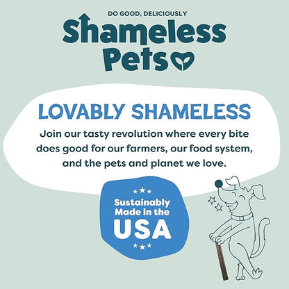 Shameless Pets Toothberry Dental Mini Chews for Dogs – Natural Dog Dental Sticks for Fresh Breath, Teeth Cleaning & Removes Tartar, Grain-Free Dog Treats, No Corn or Soy