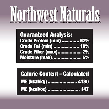 Northwest Naturals Raw Rewards Freeze-Dried Pork Liver Treats for Dogs and Cats - Bite-Sized Pieces - Healthy, 1 Ingredient, Human Grade Pet Food, All Natural - 10 Oz