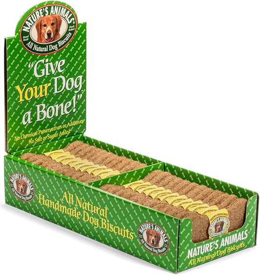 Nature's Animals Original Bakery Biscuits, All Natural Dog Treats, 24 Count