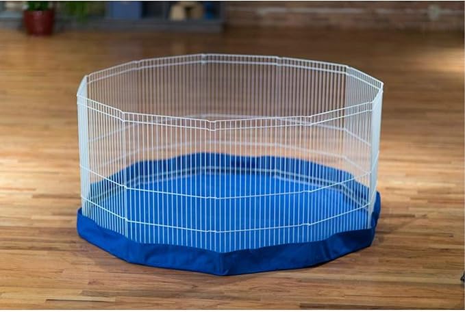 Prevue Pet Products SPV40098 Mat/Cover for 11-Panel Play Pen, Blue